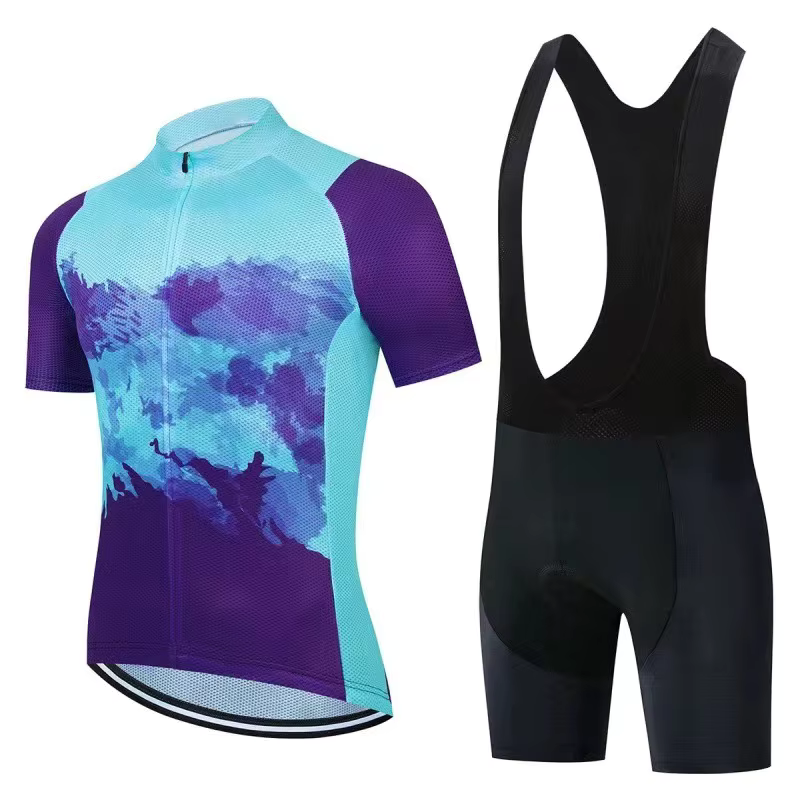 Mountain Biking Pads - Cycling Jersey Set Men's Summer Bike