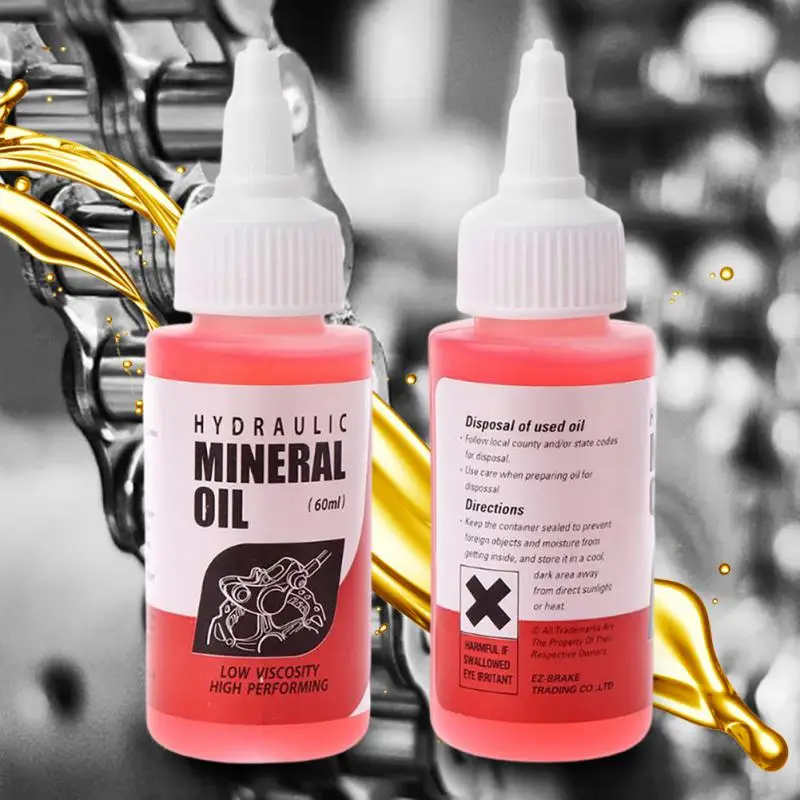 Hydraulic Brake Bleed - 60ml Bicycle Brake Mineral Oil System