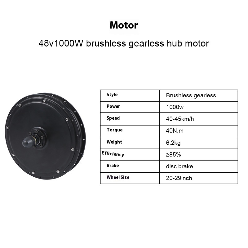 1000W 36V Brushless Copper Rea - Mountain Biking Usa avis et prix