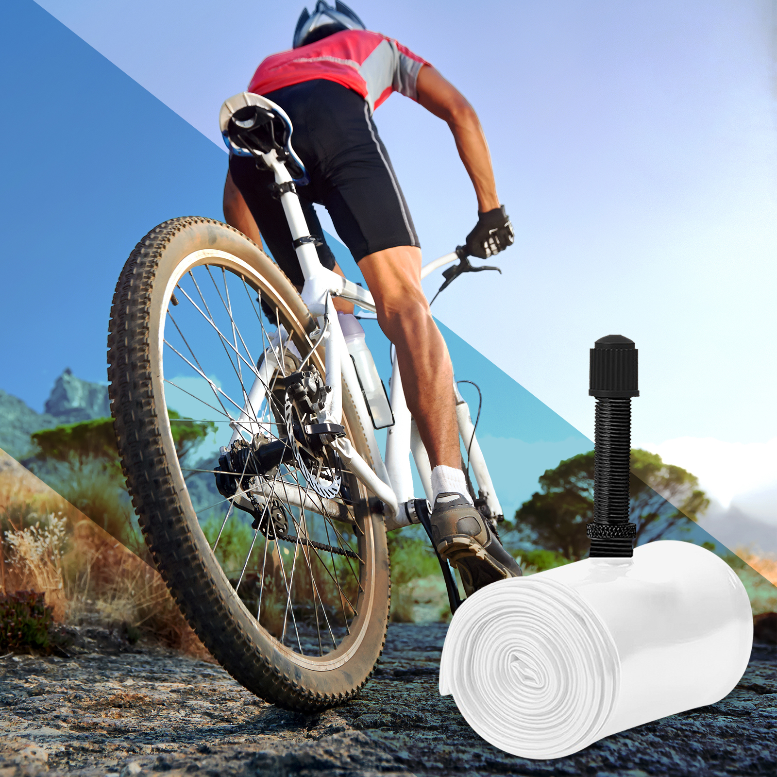 TPU Road Bike Inner Tube with  - Mountain Biking Tube avis et prix