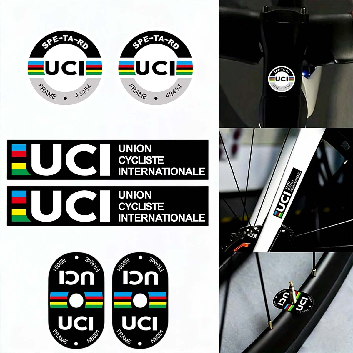 UCI Style Cycling Decor Sticke - Mountain Biking Uci avis et prix