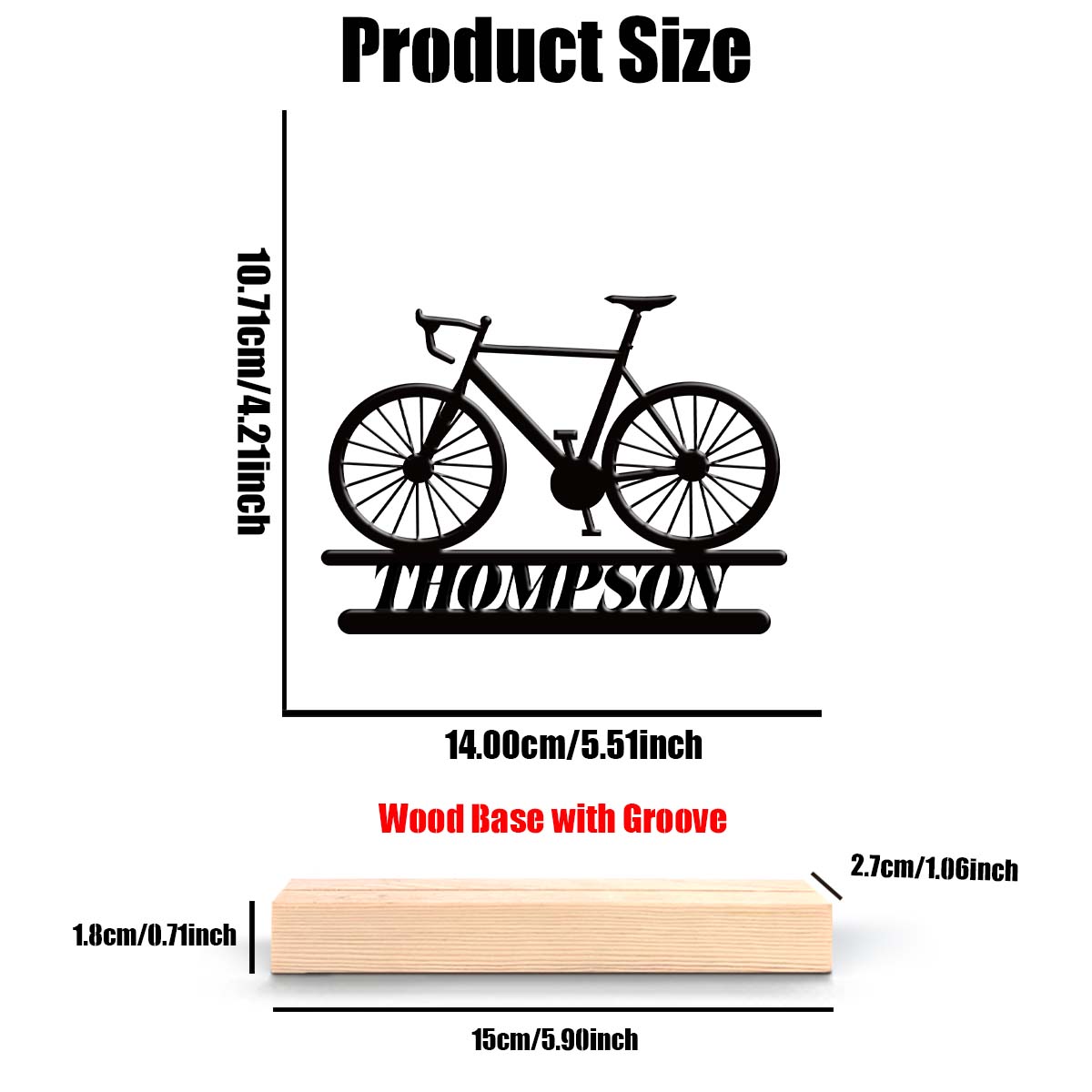 1Pc Csutom Mountain Bike Woode - Mountain Biking Gifts avis et prix