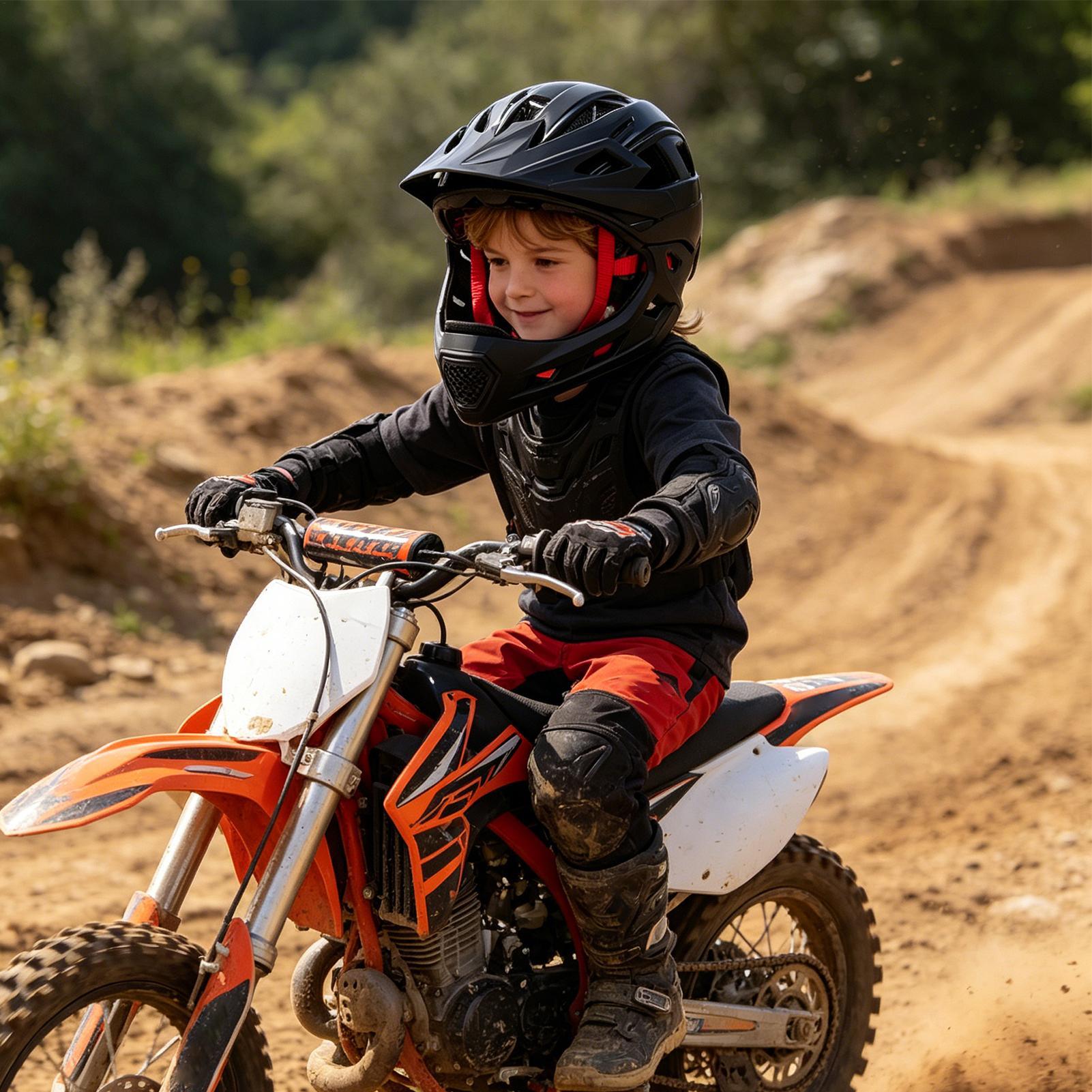 Kids Motocross Helmet Shockpro - Mountain Biking For Kids avis et prix