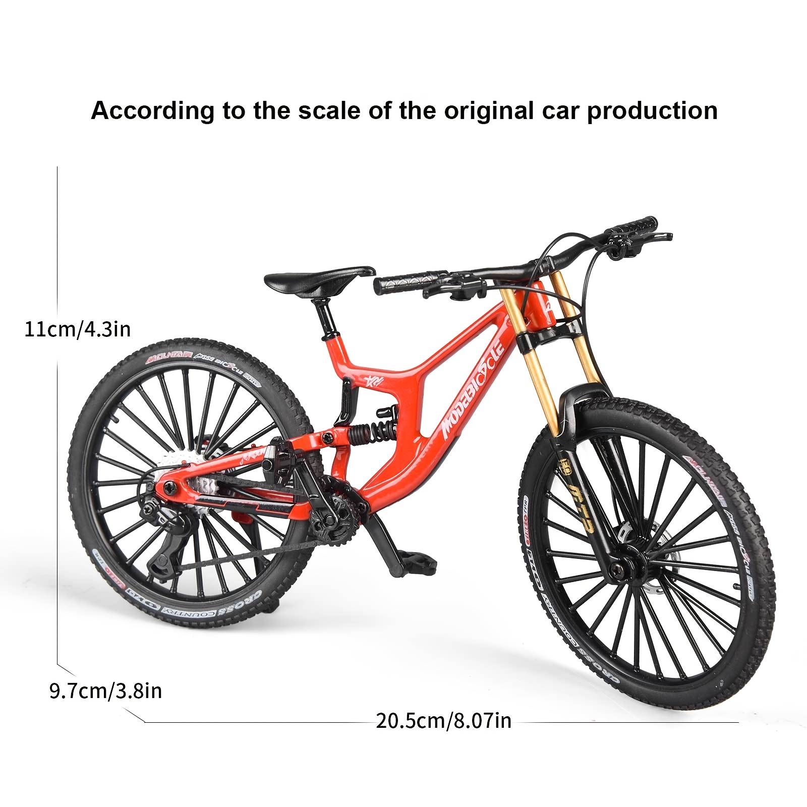 1:8 Scale Mini Alloy Finger Mo - Mountain Biking Usa avis et prix