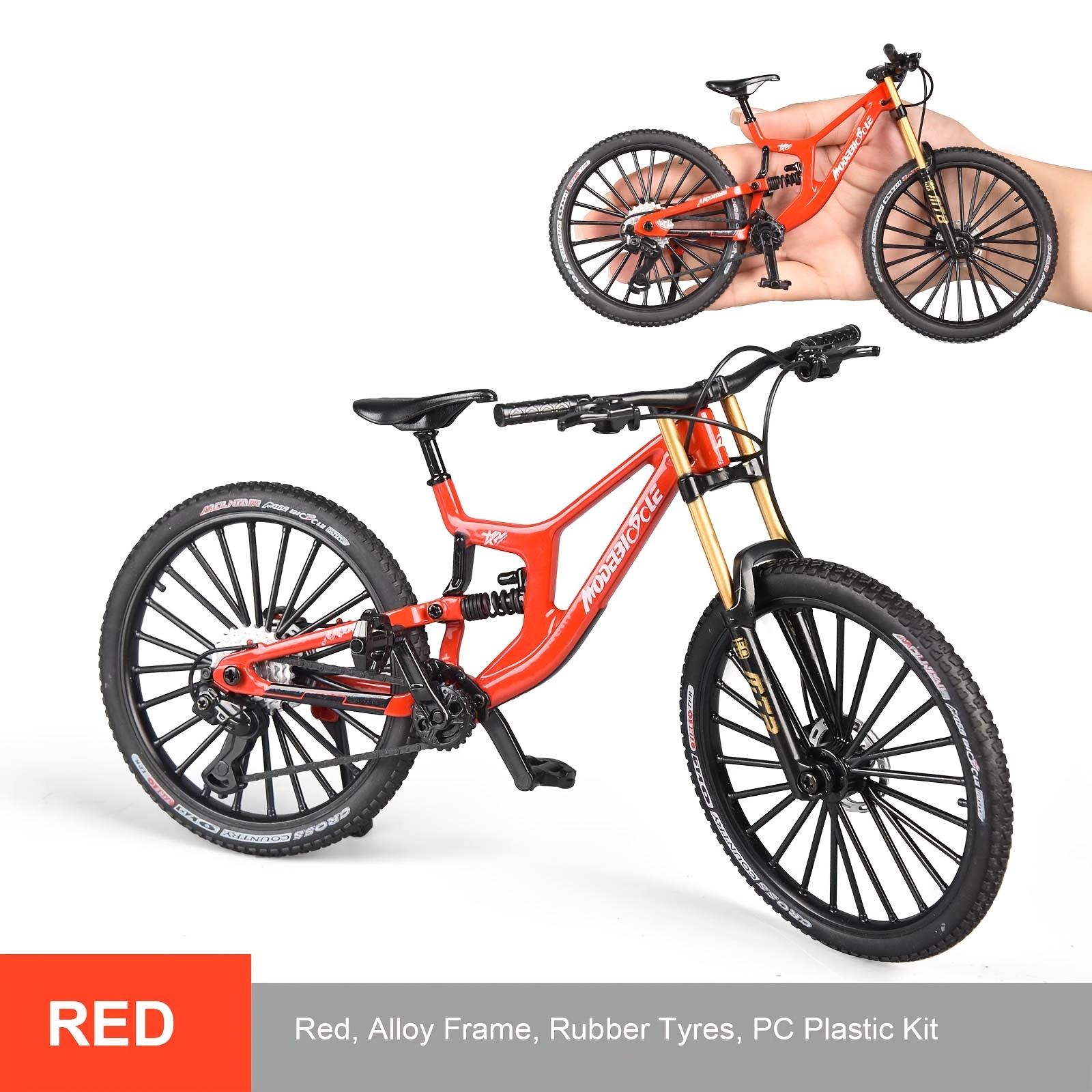 1:8 Scale Mini Alloy Finger Mo - Mountain Biking Usa avis et prix
