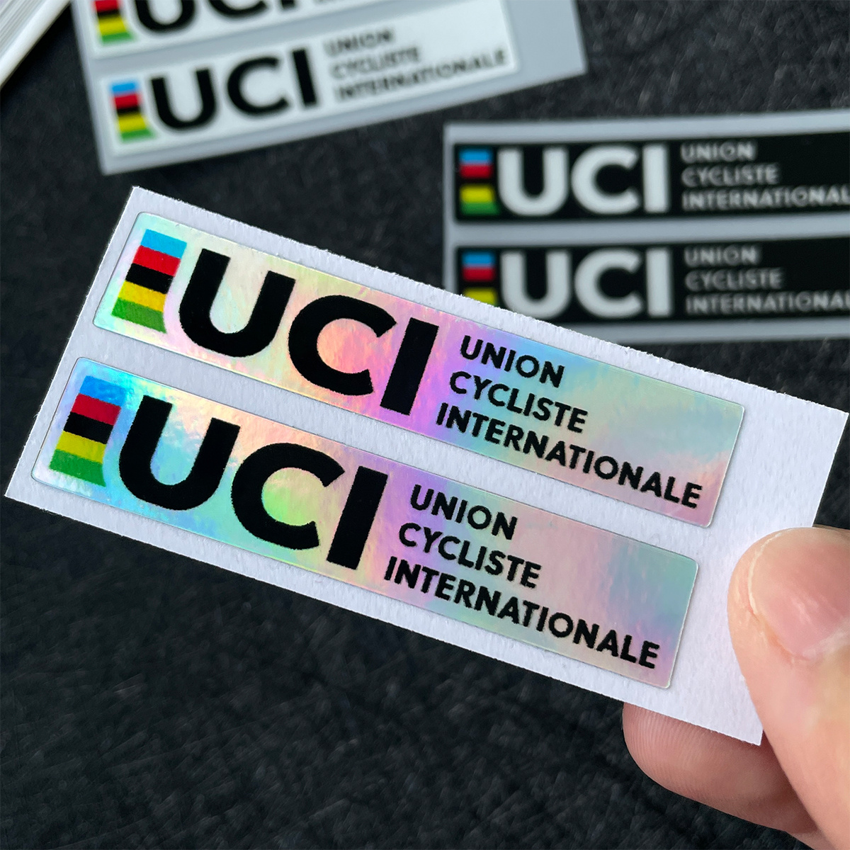 2Pcs UCI Style Reflective Lase - Mountain Biking Uci avis et prix