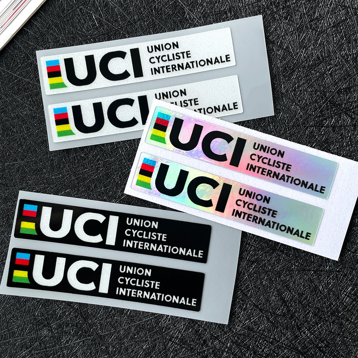 2Pcs UCI Style Reflective Lase - Mountain Biking Uci avis et prix