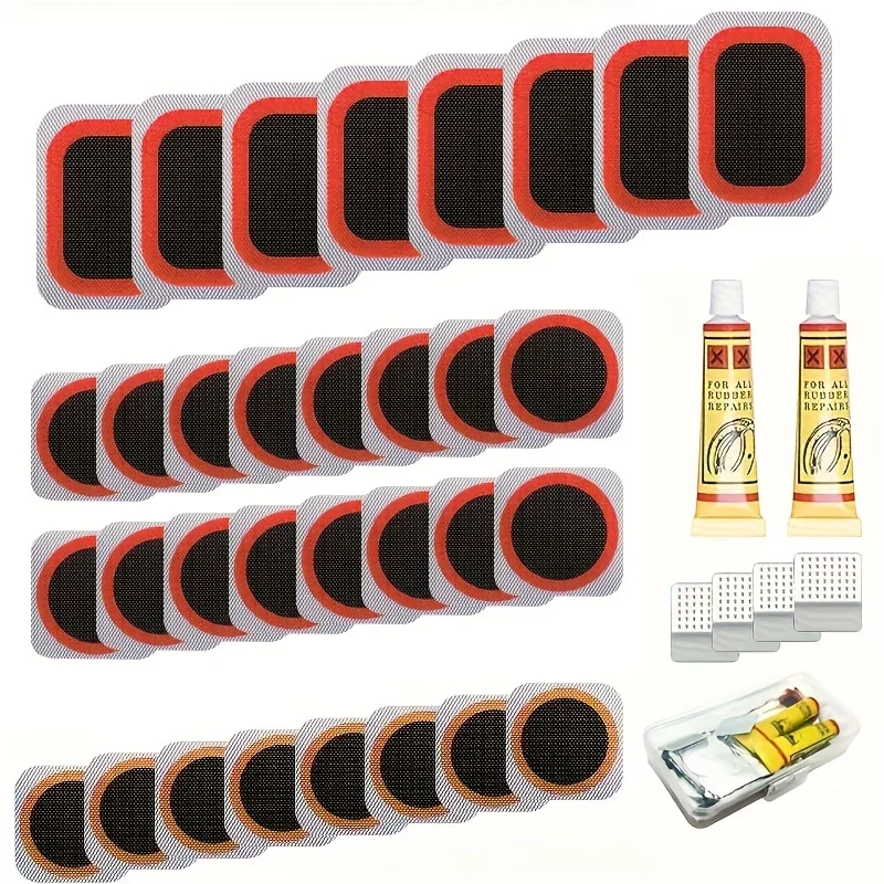 32pcs Bike Tire Repair Kit - B - Mountain Biking Tube avis et prix