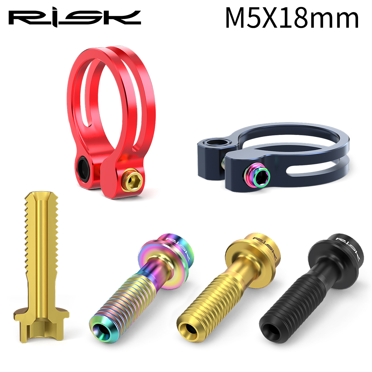 RISK M5x18mm Seat Screws Mount - Mountain Biking Tube avis et prix