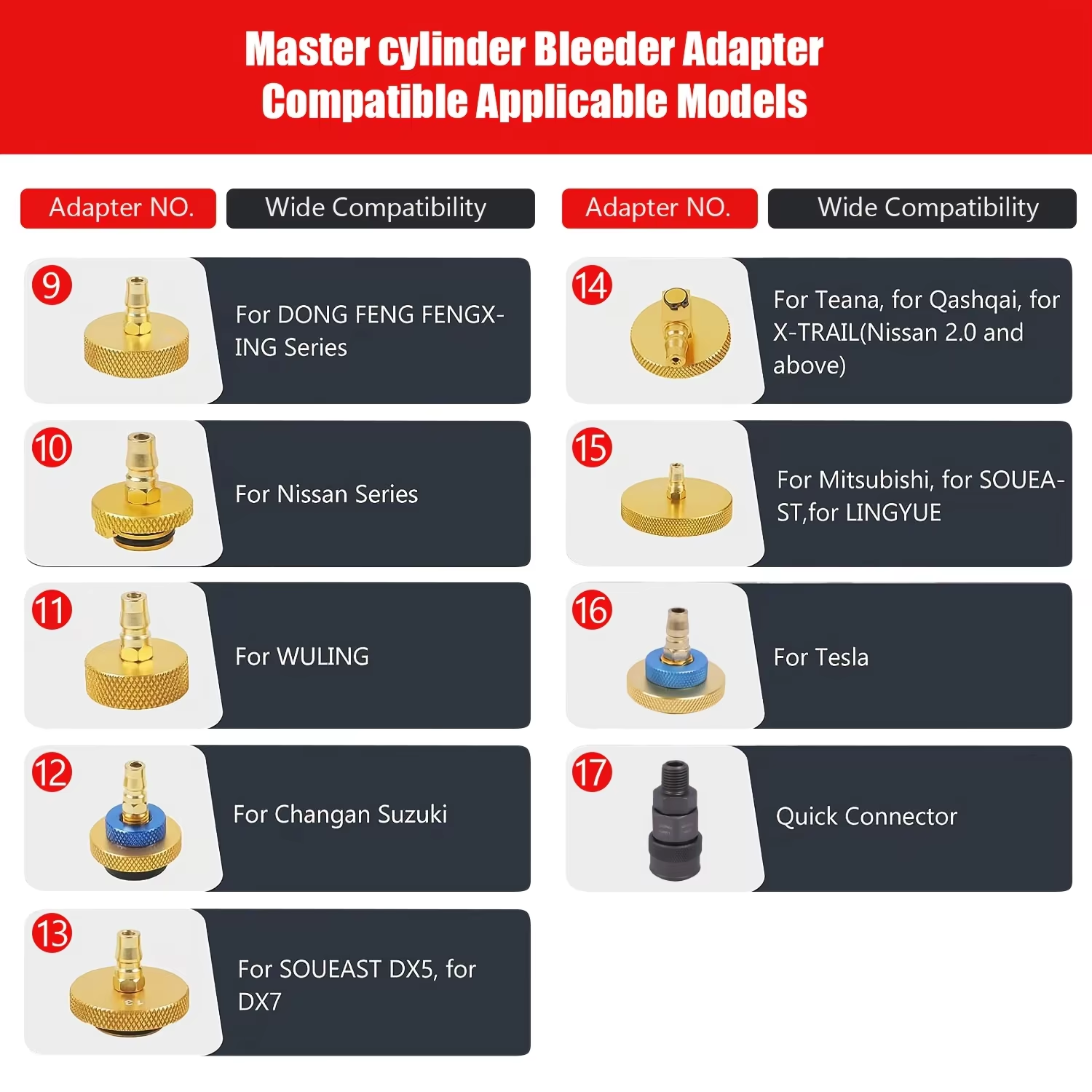 17-Piece Brake Fluid Bleeder A - Hydraulic Brake Bleed avis et prix