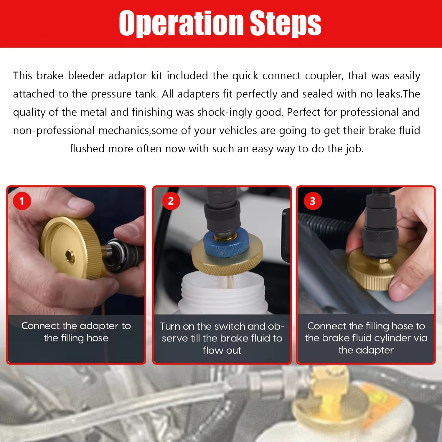 17-Piece Brake Fluid Bleeder A - Hydraulic Brake Bleed avis et prix