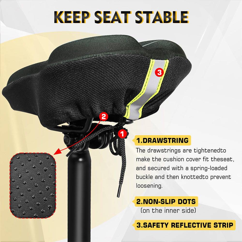 BUCKLOS bike saddle cover brea - Mountain Biking Accessories avis et prix