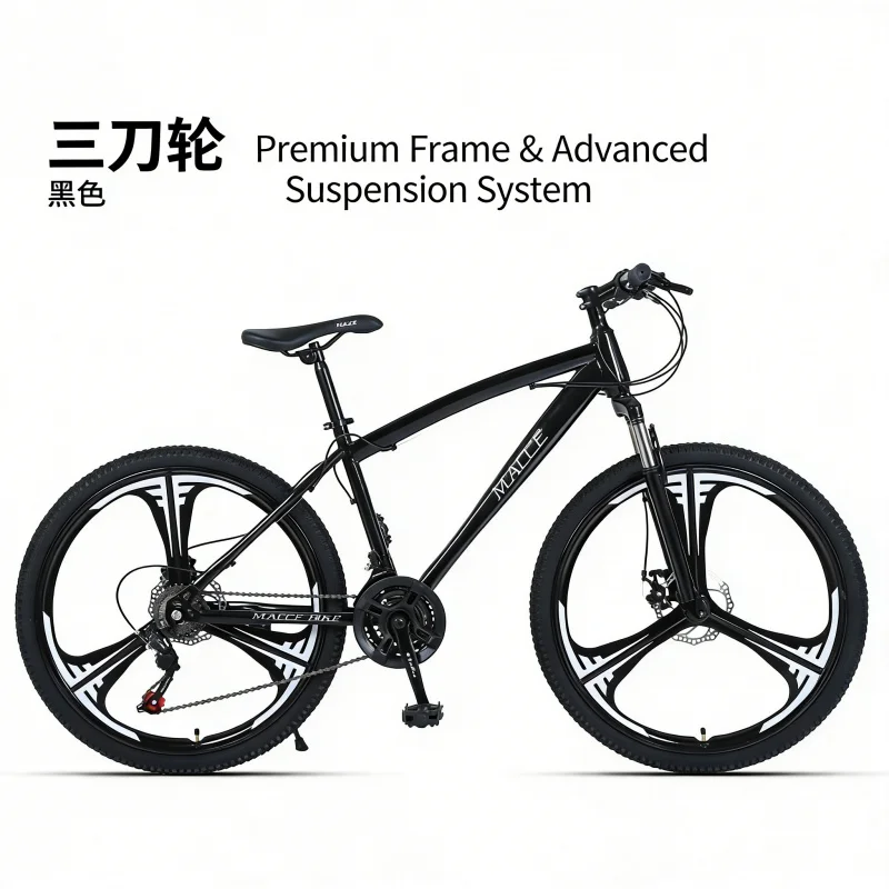 Black 24-inch Three-Knife Moun - Mountain Biking Usa avis et prix