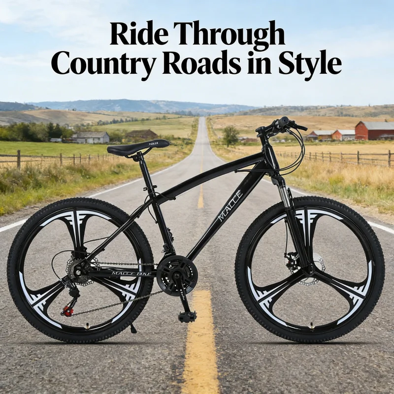 Black 24-inch Three-Knife Moun - Mountain Biking Usa avis et prix