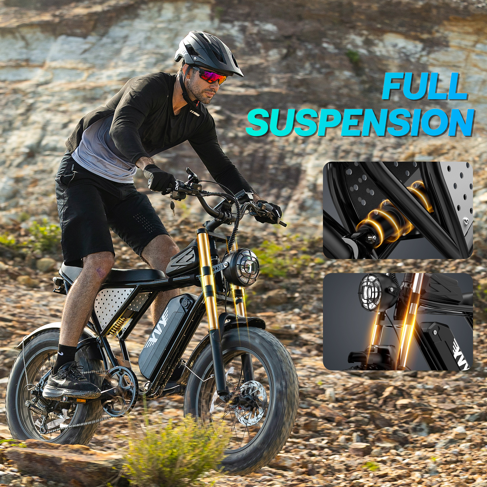 YVY K20 Lite 1200W Electric Bi - Mountain Biking Trails avis et prix